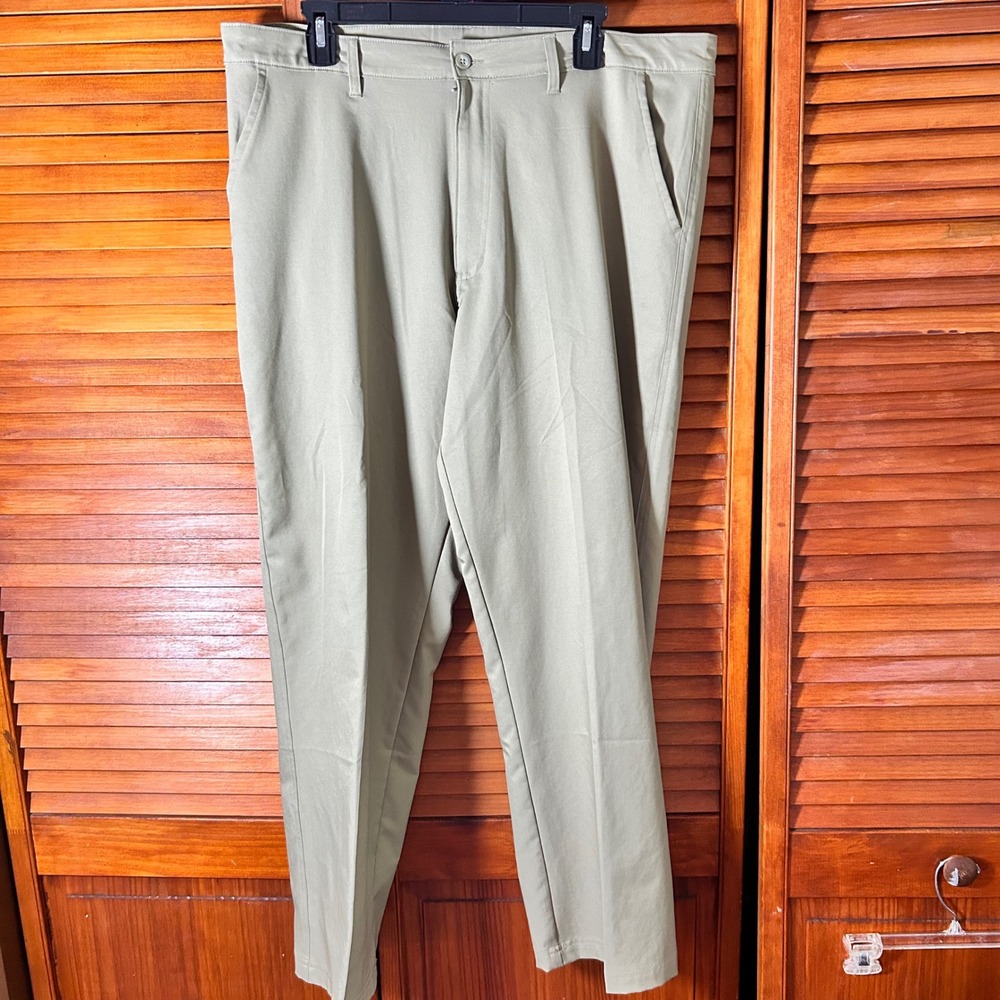 Champion C9 Duo Dry Mens Golf Pants Khaki Tan 38W x 30L Moisture Wicking Stretch